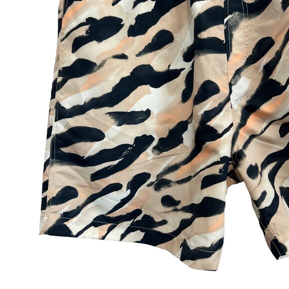 Nanushka Kenan Hand-Painted Abstract Animal Swim Shorts Mens Size L - Picture 4 of 13